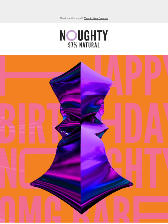 4 Days Left to Celebrate Noughty's Birthday with 20% off! 🎂
