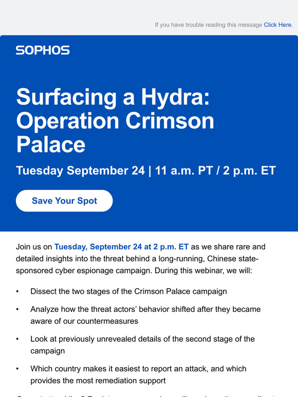 Surfacing a Hydra: Unveiling a Multi-Headed State-Sponsored Cyberespionage Campaign