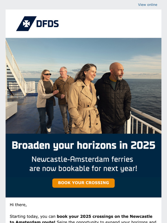 📣 Book your 2025 crossing today! 🚢