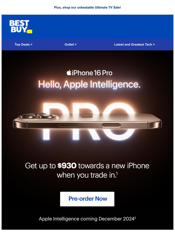 Best Buy 🔥 Preorder the allnew iPhone 16 Pro today 🔥 Milled