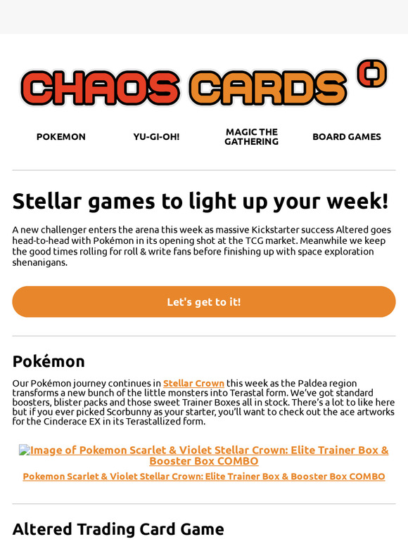 Stellar games to light up your week!