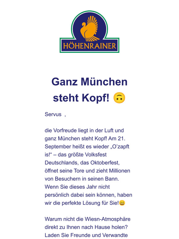 O`zapft is - endlich gehts wieder los! 🥳