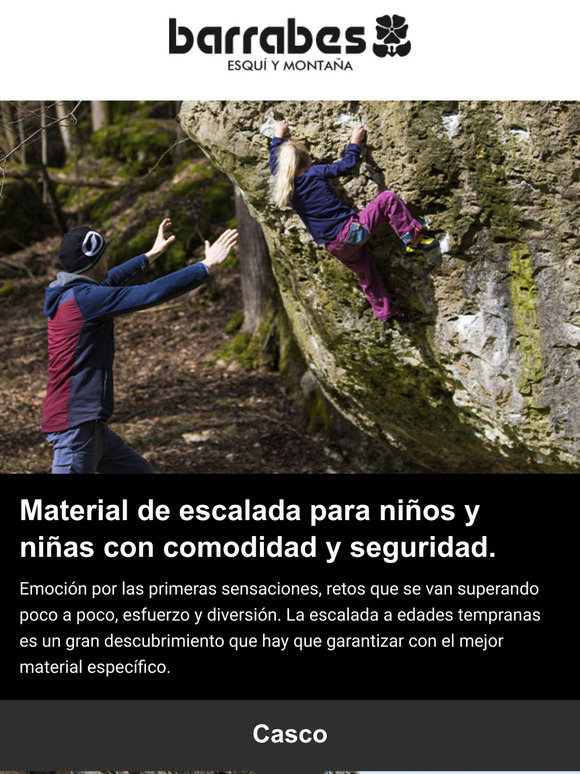 Sus primeras escaladas con total garantía