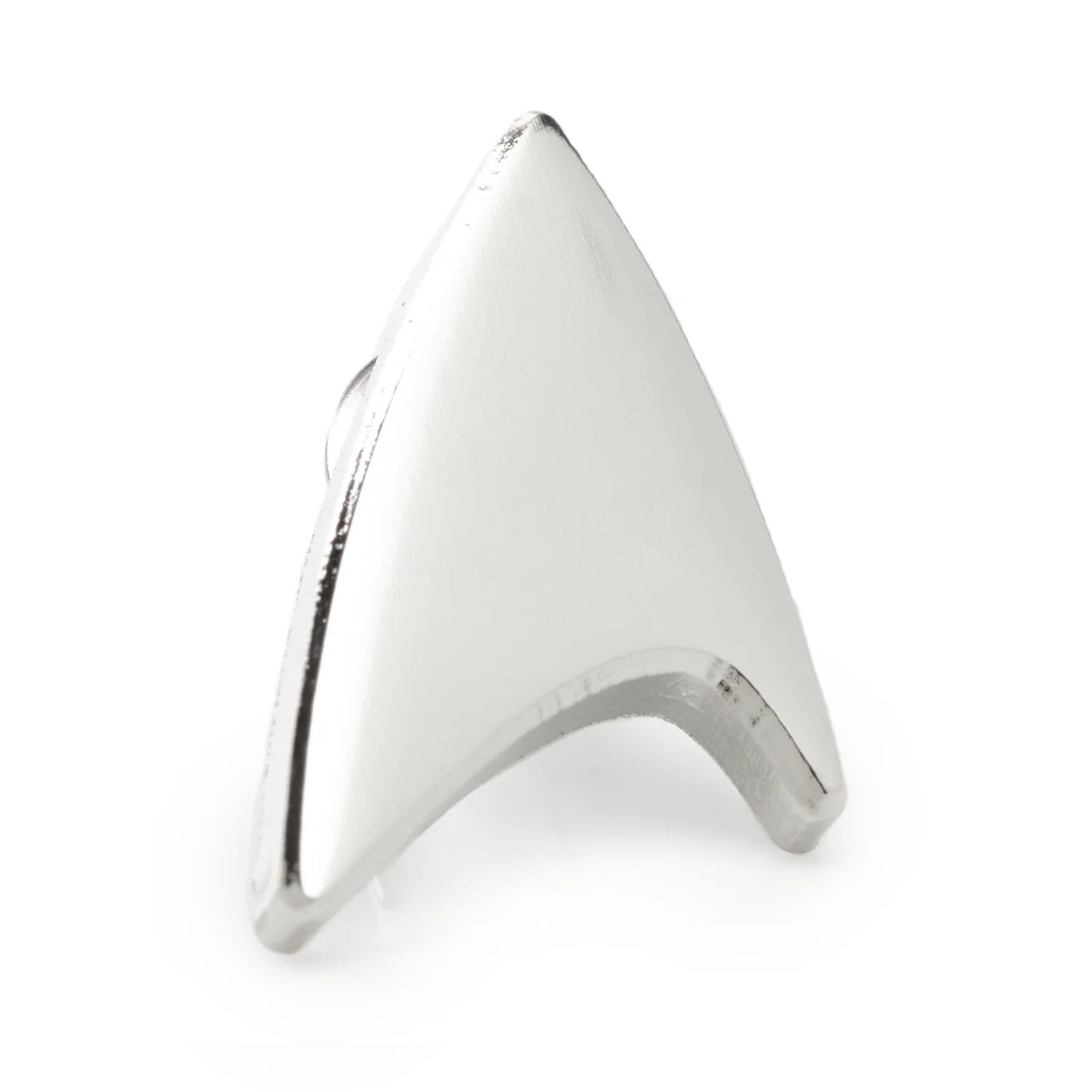 Image of Star Trek Silver Delta Shield Lapel Pin