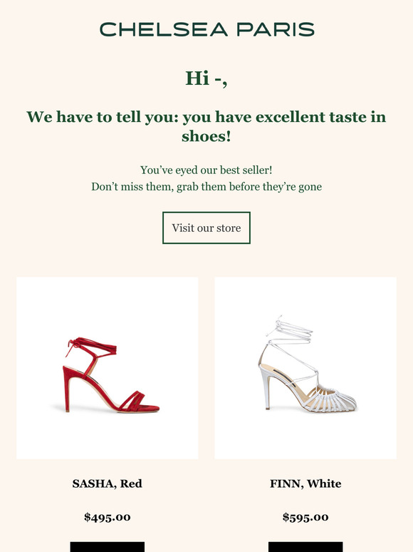 You have great taste on shoes