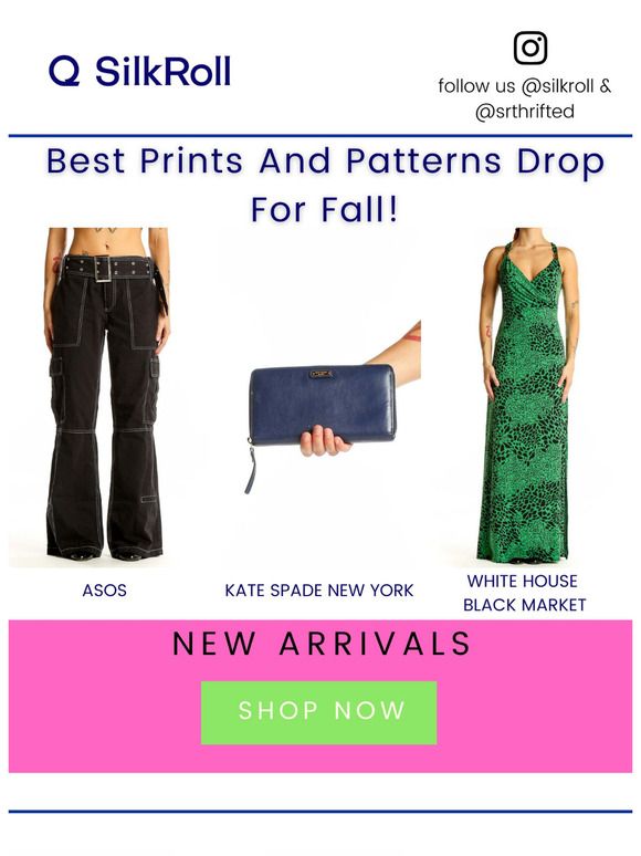 Best Prints And Patterns Drop For Fall!