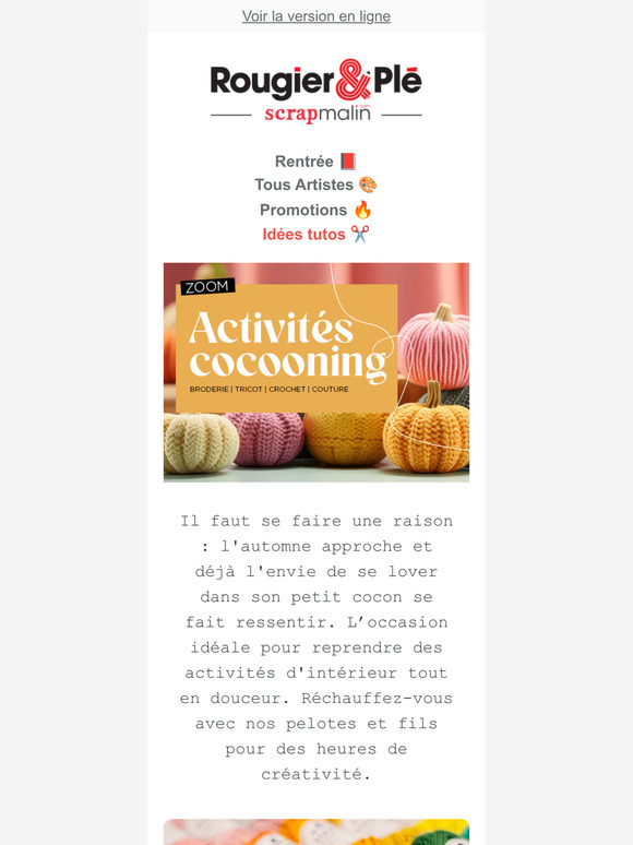 Activités cocooning en vue 👀