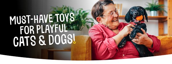 Must-have toys for playful cats & dogs