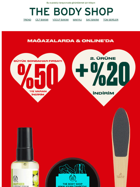💚 %50'ye Varan İndirime EK Seçili Ürünlerde 2. Ürüne EKSTRA %20 İndirim! 💚