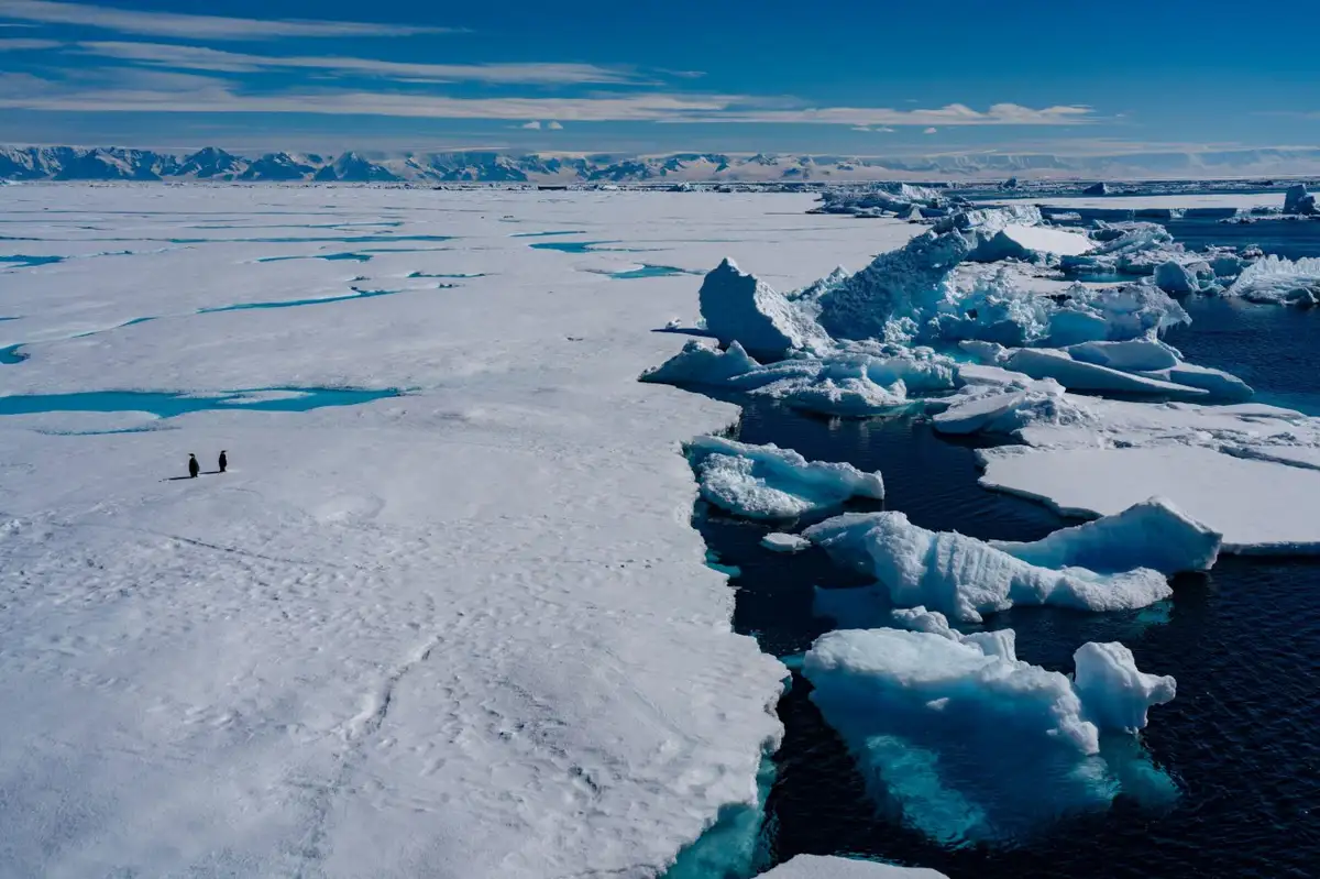 Another extreme low for Antarctic sea ice signals a permanent shift. Image leads to article.
