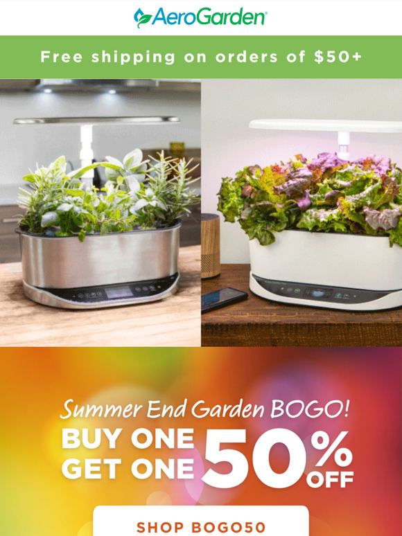 Double the plants, double the joy with our BOGO 50% OFF offer!