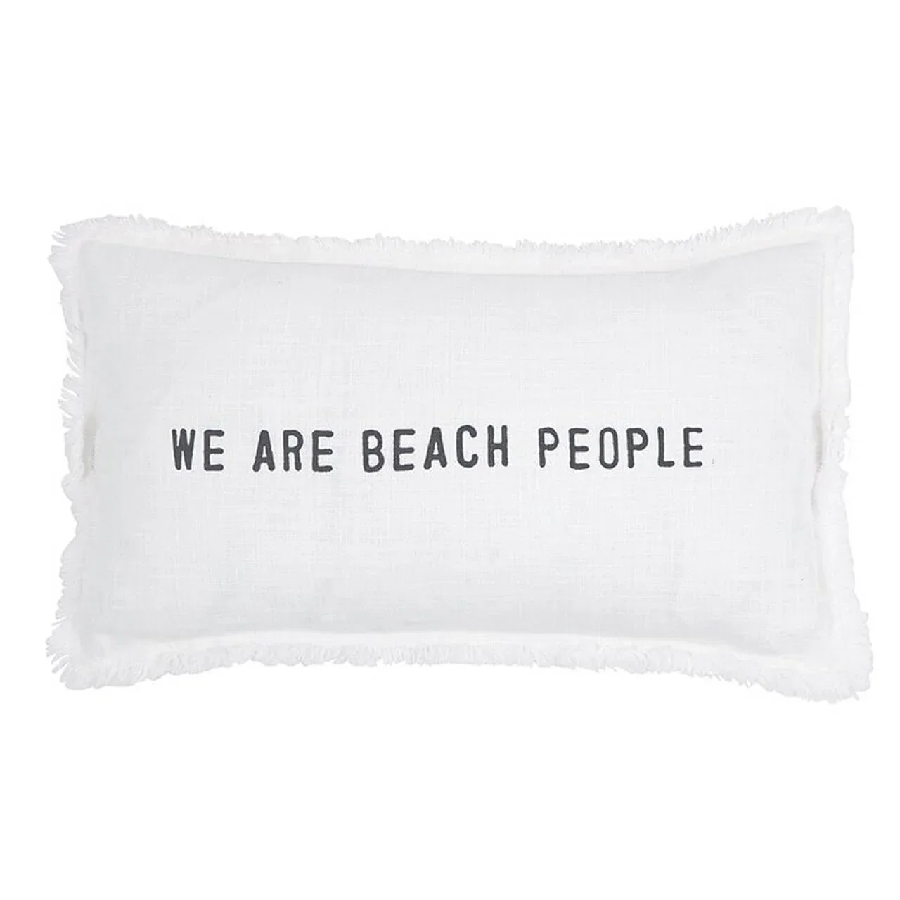 Image of Sunkissed Cotton Beach Pillow, We Are Beach People