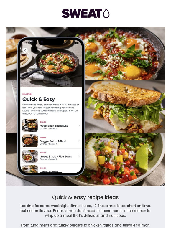 Our go-to 30-minute recipes ⏲️🍝