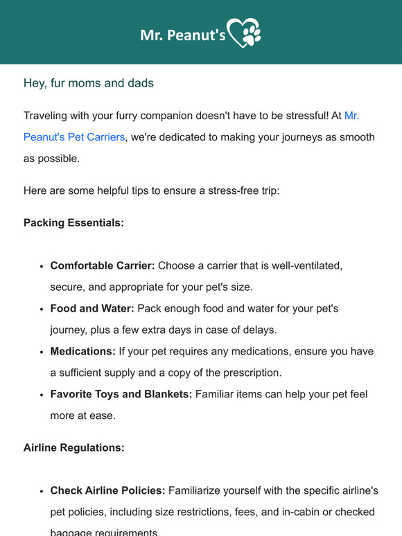 Keep Calm and Purr On: Your Pet's Stress-Free Travel Guide