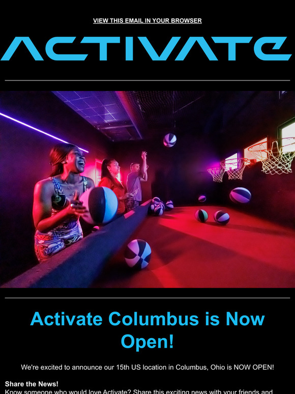 Unleash Adventure at Activate Columbus!