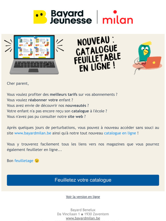 🖥️ Feuilletez notre catalogue en ligne !