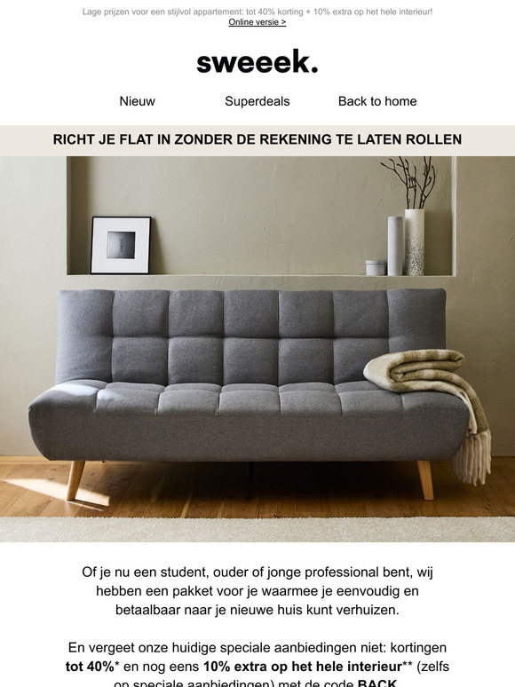 De beste manier om je huis in te richten zonder de portemonnee te belasten is nu!