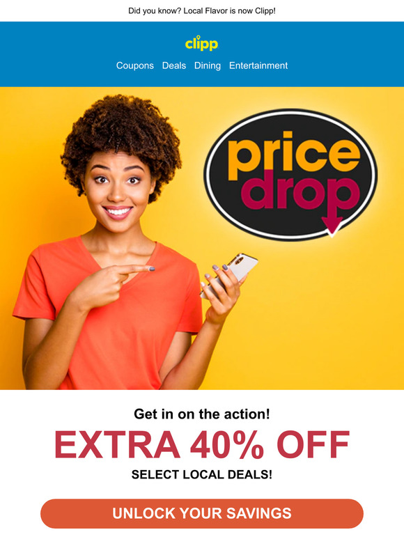 It's Time To Shop EXTRA 40% Off Price Drop!