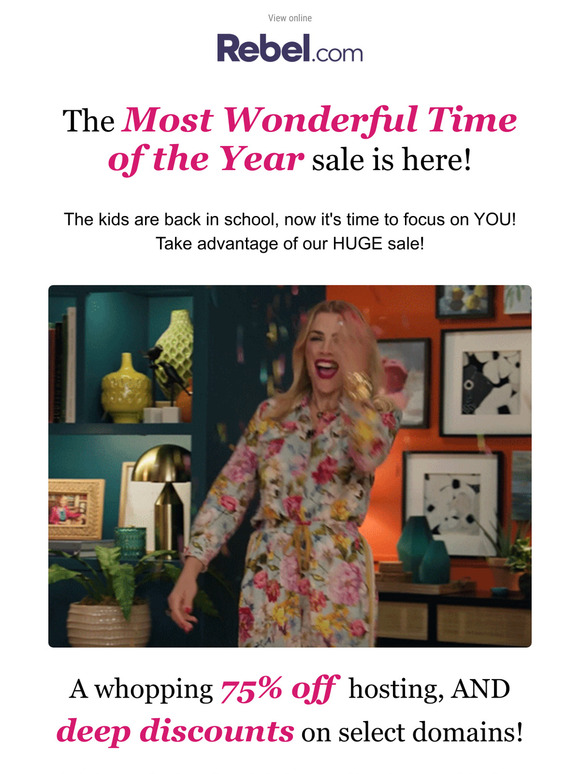 The Most Wonderful Time of the Year with 75% Off! ⚡