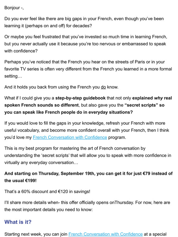 How to fill the gaps in your French (Announcement 📣)