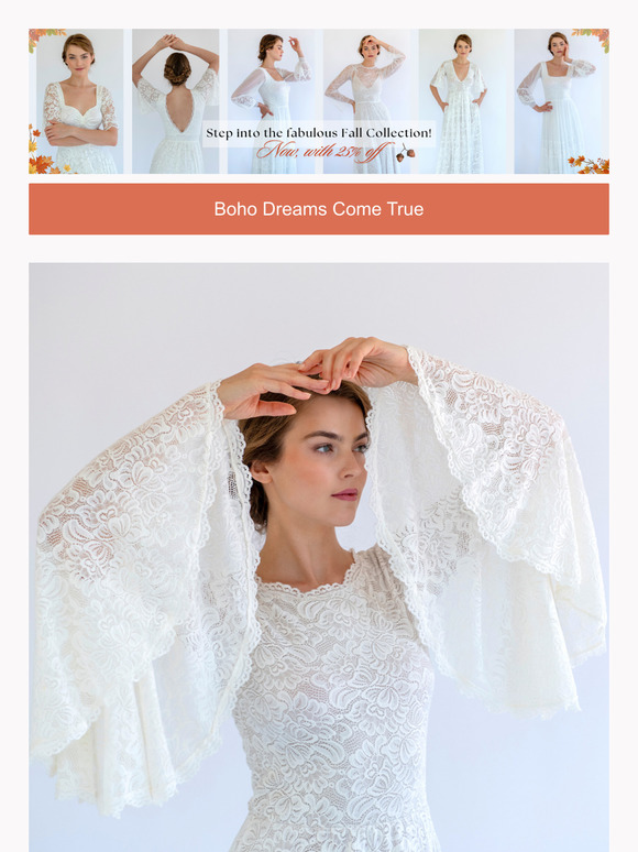 🦄 Fall in Love with New Boho Bridal Collection🦄