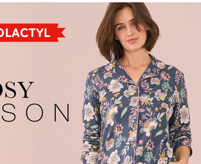 Grey flower PJs