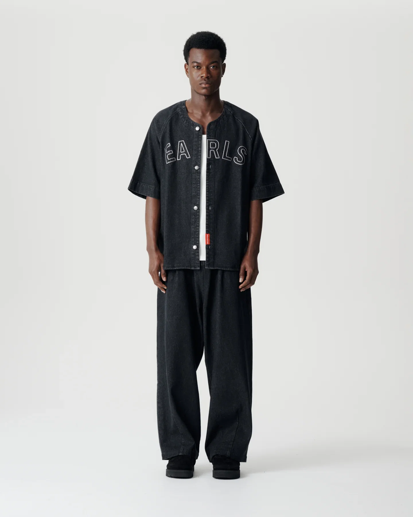 Image of Easy Pant - Black Denim
