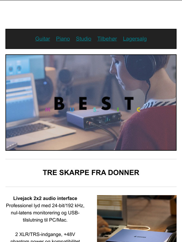 3 skarpe fra DONNER🎸🎶