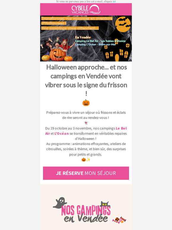 Réservez votre séjour & Fêtez Halloween avec nous !