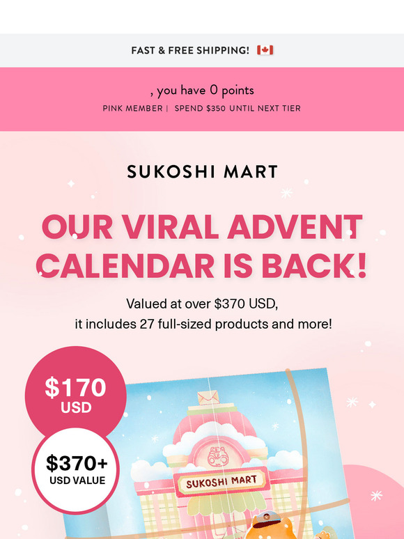 Sukoshi Mart SUKOSHI's 2024 Advent Calendar 🎁 Milled