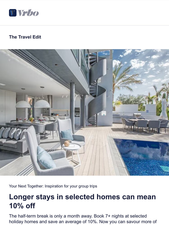 Save on stays of 7+ nights