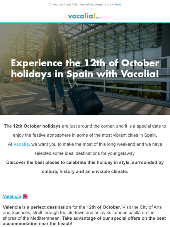 The 12th October holidays are just around the corner! 🤩👏