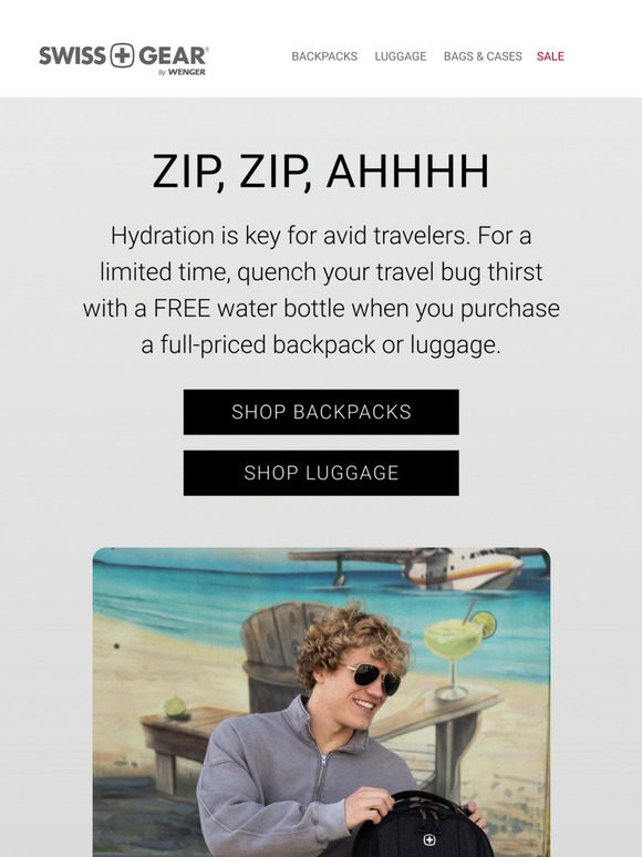 Bottles Up! Free Water Bottle with Purchase