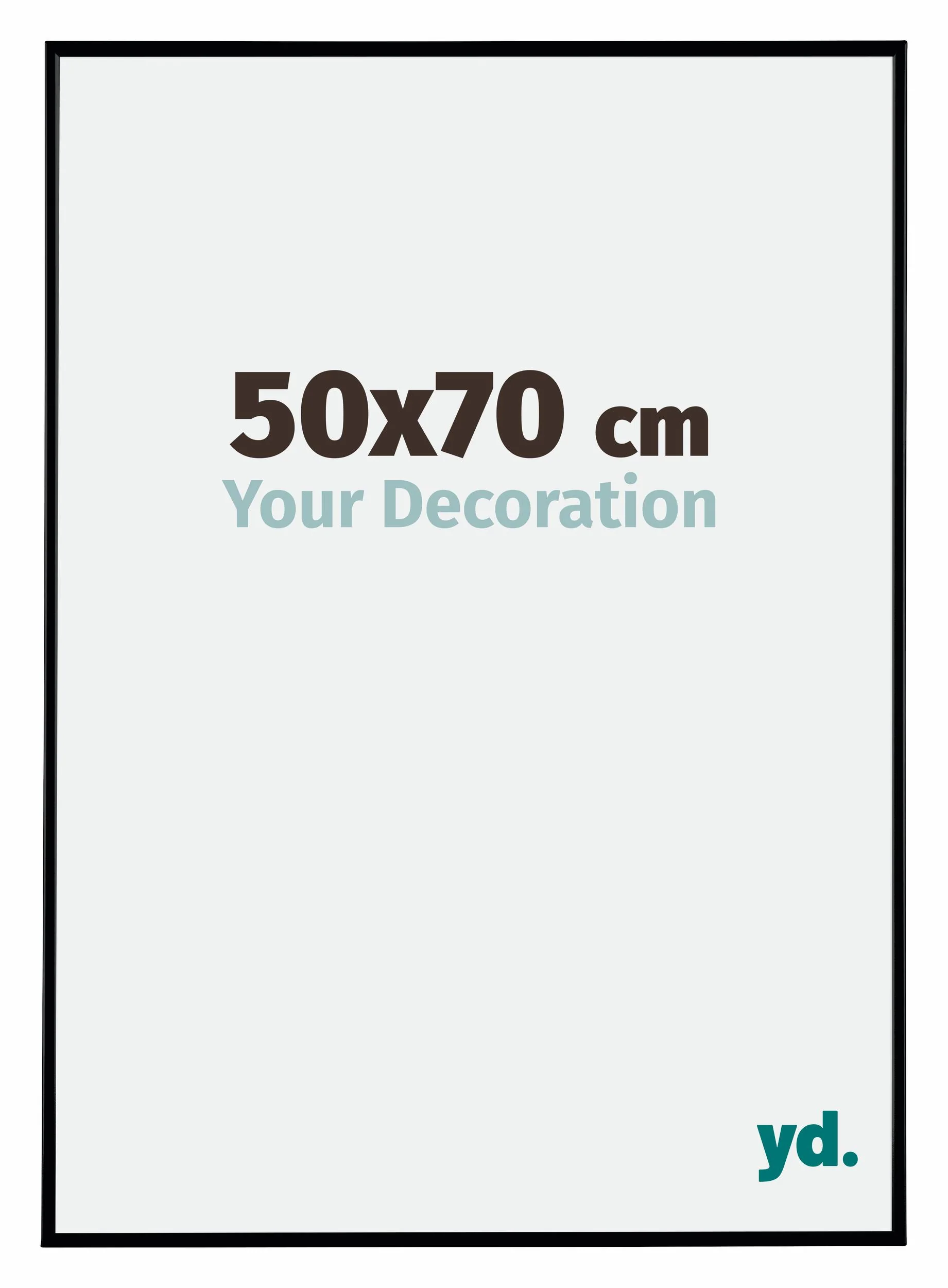 Image of Fotolijst 50x70cm Zwart Mat Kunststof Evry