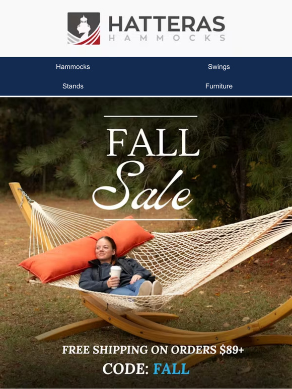 Enjoy Some Relaxation This Fall Season with Hatteras Hammocks! 🍂