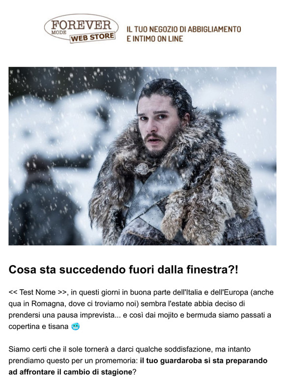 🌦 Cambia il tempo, il tuo guardaroba è pronto —?
