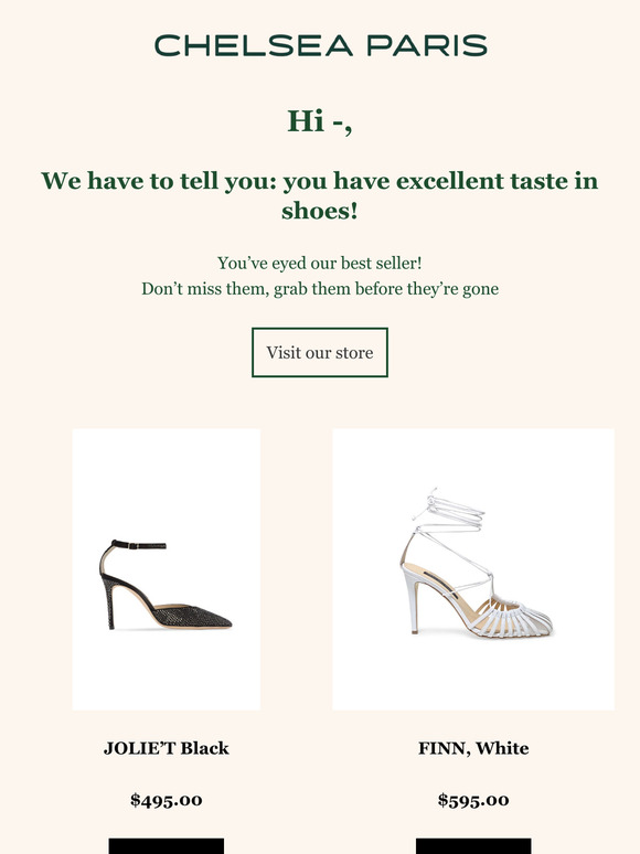 You have great taste on shoes