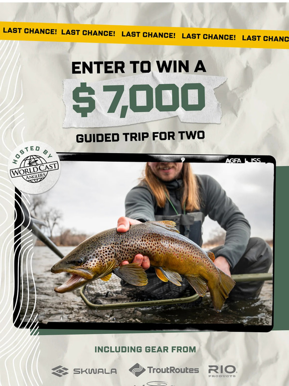 Last Chance To Win the Ultimate Fishing Excursion Bundle, Hosted by WorldCast Anglers