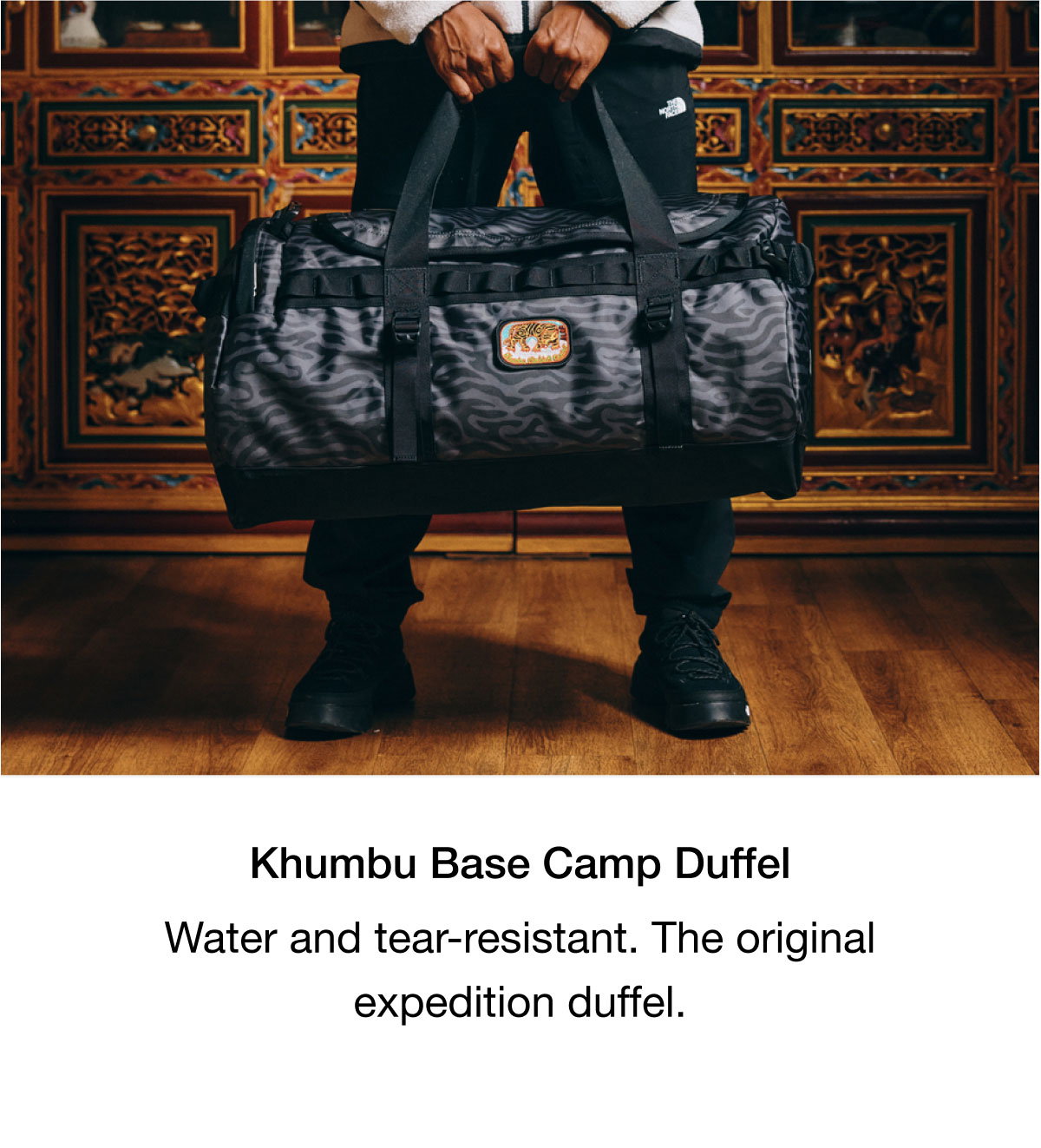 Khumbu Base Camp Duffel. Water and tear-resistant. The original expedition duffel.