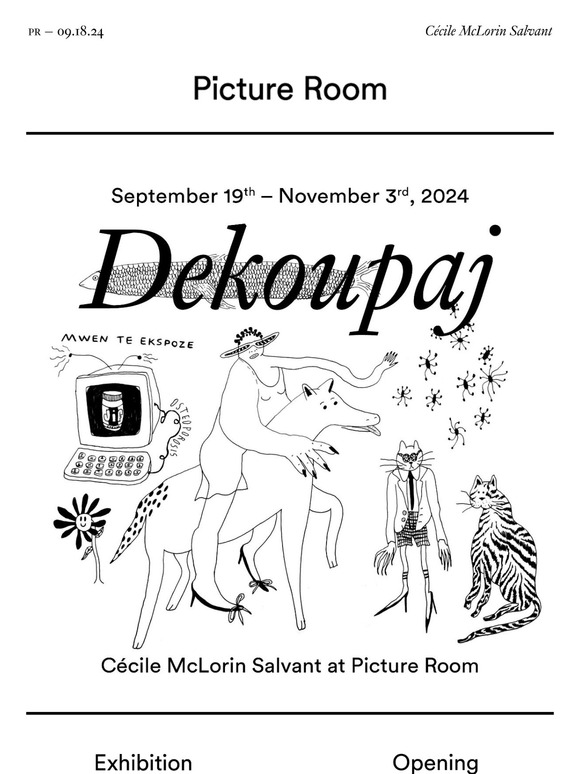 Cécile McLorin Salvant 'Dekoupaj' opens tomorrow September 19