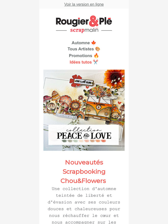 Peace And Love ✌️​ Craquez pour les nouveautés Chou&Flowers