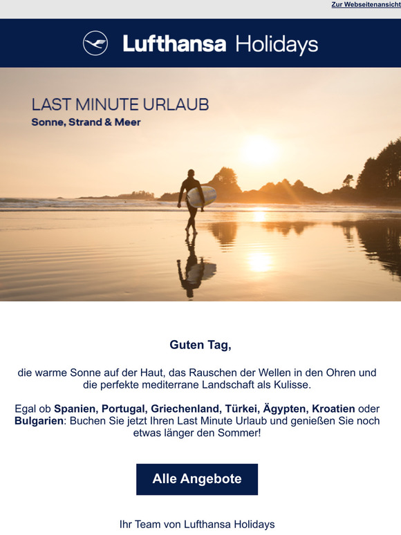 Haben Sie auch weiterhin Sehnsucht nach dem Sommer?