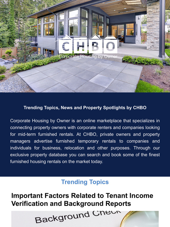 CHBO Newsletter