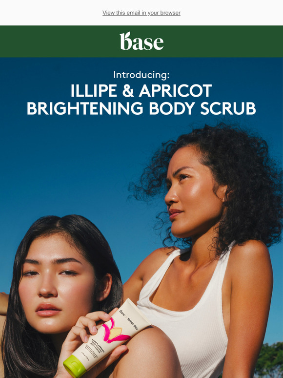 NEW! Illipe & Apricot Brightening Body Scrub 🌳