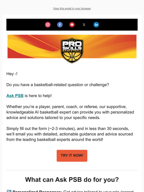 Got a Basketball Question? We're Here to Help!