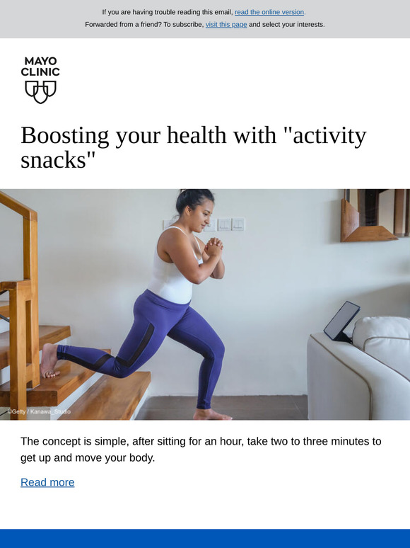 Boosting your health with "activity snacks"