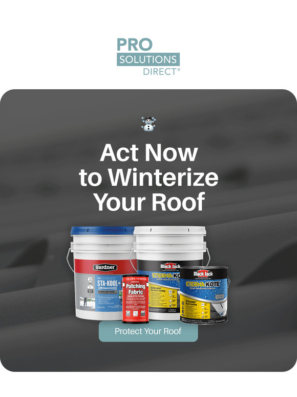 Save 25% on roof coatings