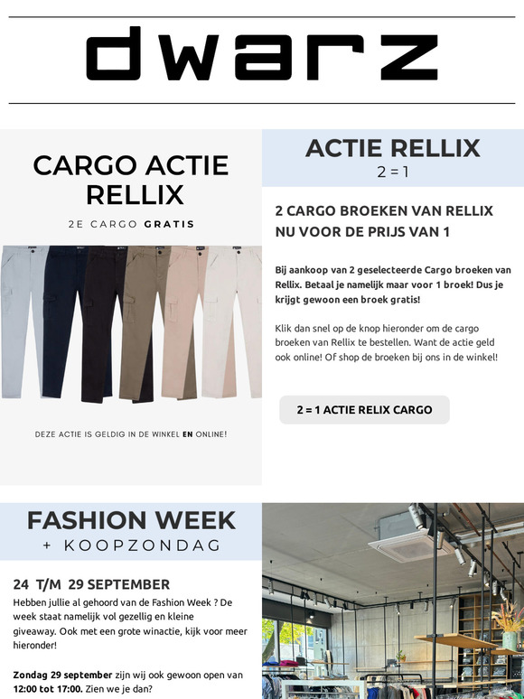 ACTIES & FASHION WEEK💥🛍