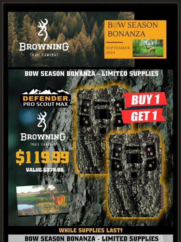 Bow Season Bonanza from Browning Trail Cameras