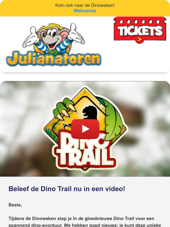Beleef de Dino Trail thuis 🦖
